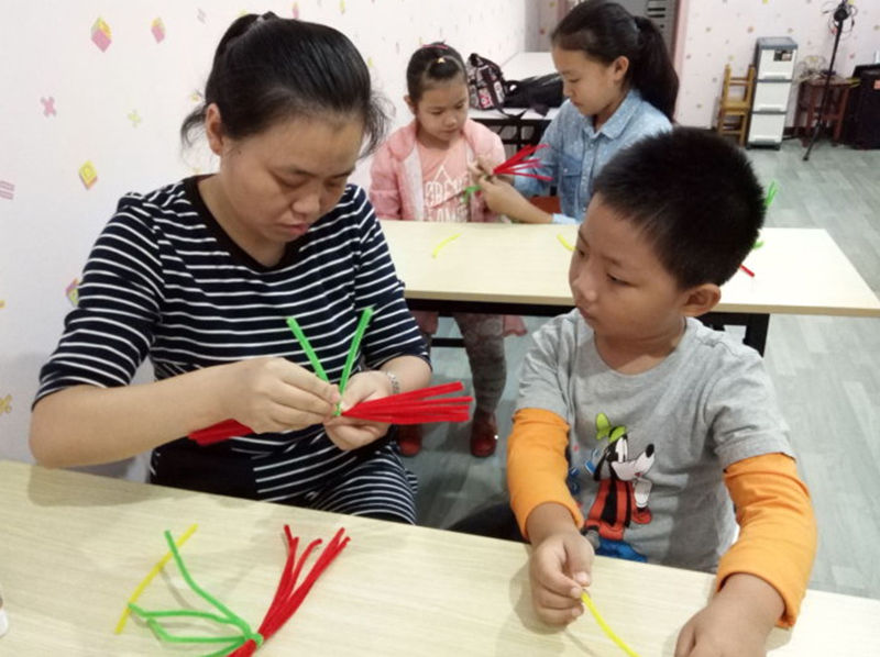 蹦床廠家室內游樂項目--DIY手工區