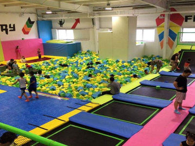 作為符合消費群體的蹦床館多少面積適合